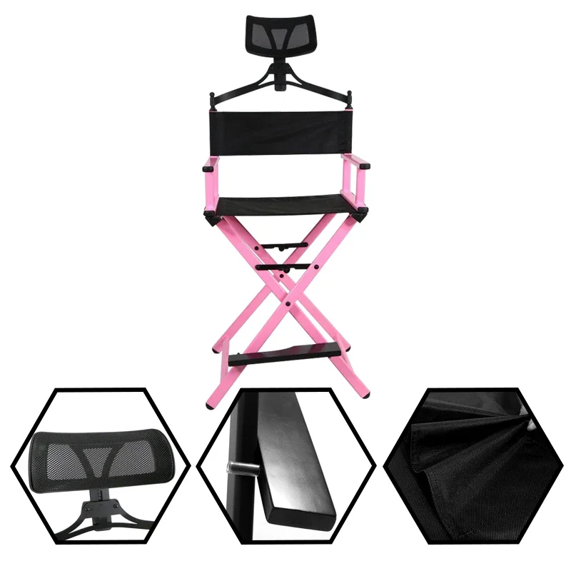 Oem camping portable make up Professional Director Chair Folding Portable Tall Director Makeup Artist fishing chair