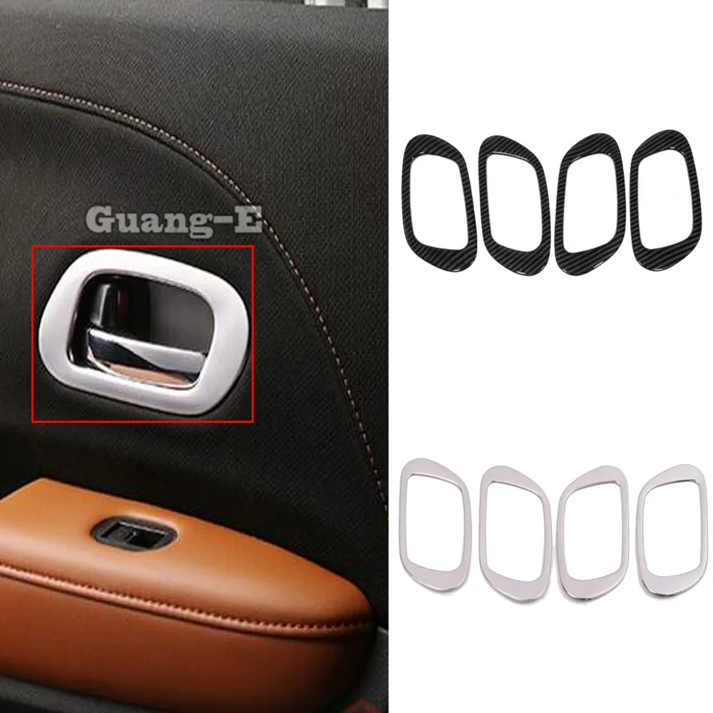 Car Body Cover Stick Trim ABS Plastic Door Inner Handle Bowl Frame Armrest For Honda HRV HR-V Vezel 2014 2015 2016 2017 2018