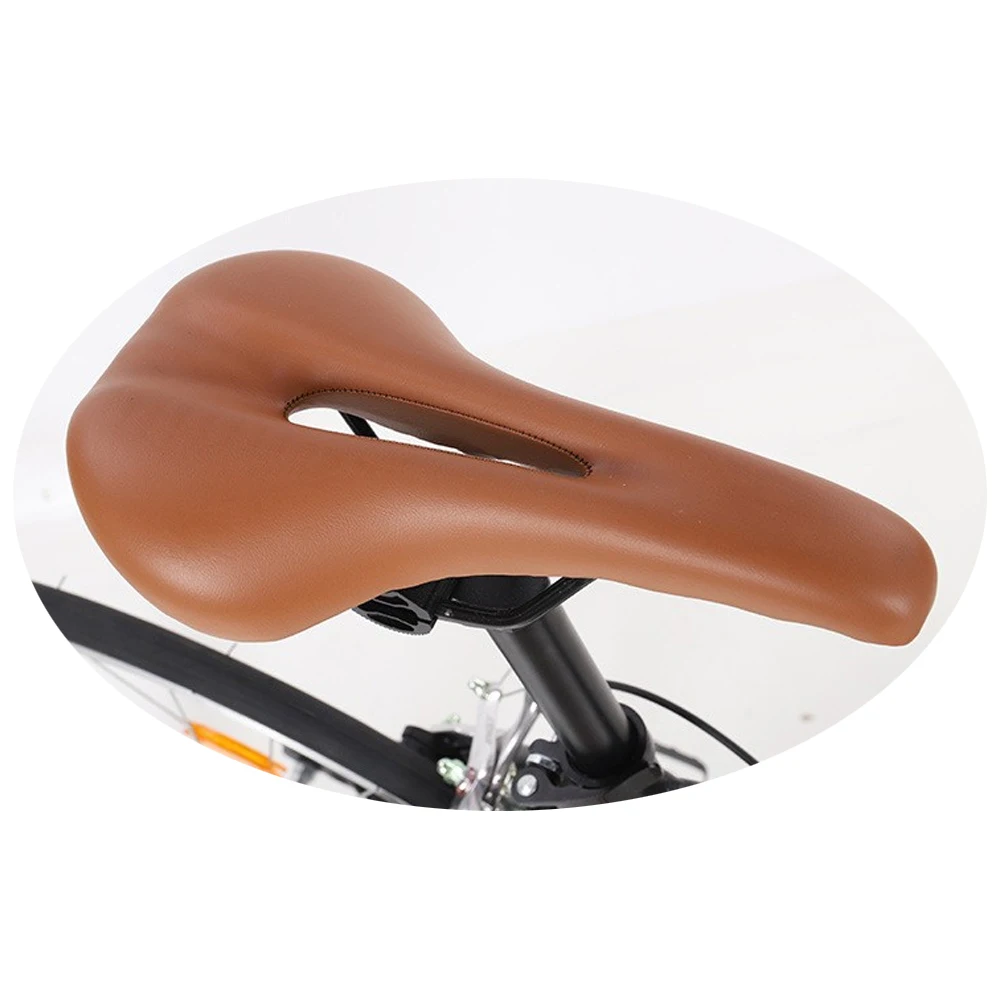 G177 Retro Bicycle Saddle, Mountain Road Folding Bike, Brown Saddle With Spring