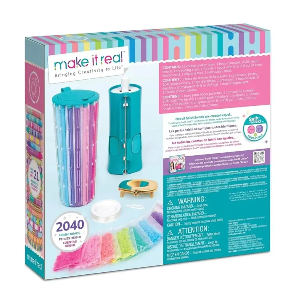 New PVC Click Bracelet Maker Kit Handmade DIY Jewelry Making Kit with Beads Beaded Beaded DIY Bracelet