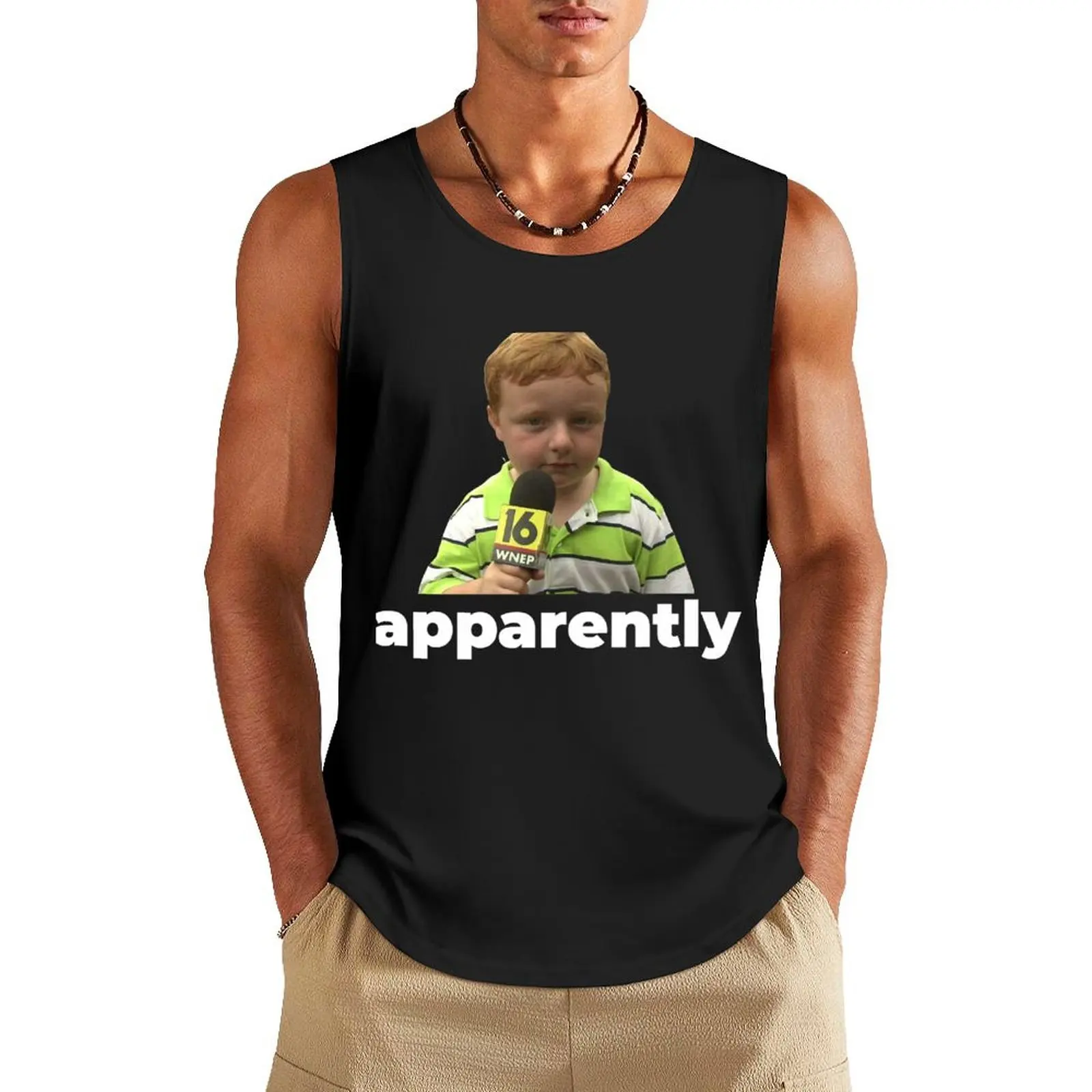 

Apparently Kid Tank Top Men's gym t-shirts sleeveless vests for men Fitness men clothing
