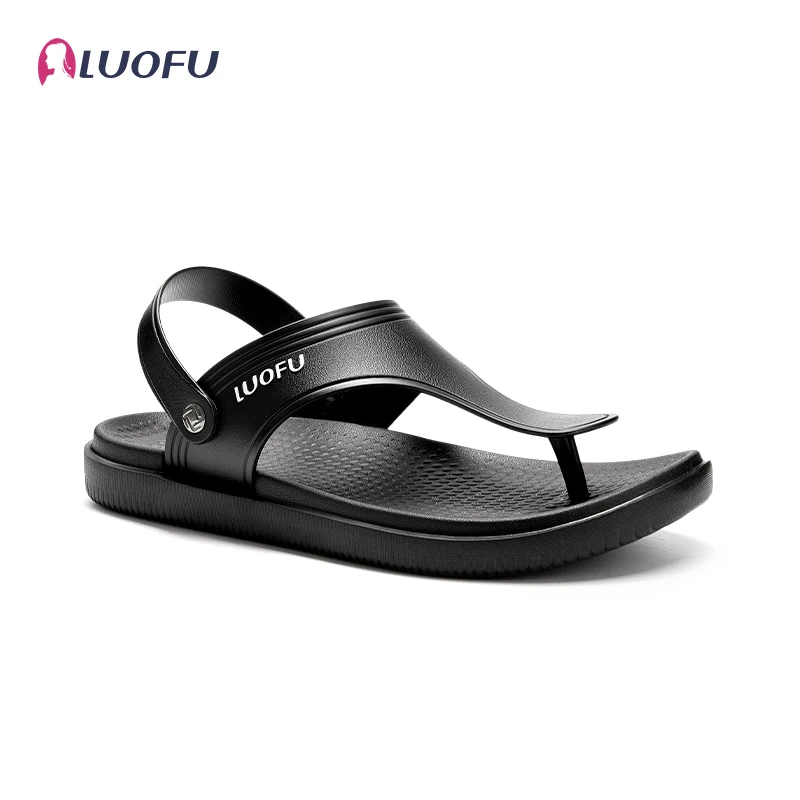 LUOFU New Men\'s Summer Soft In Sole Sandals, Casual Non-slip Flip-flops For Outdoor & Indoor & Beach