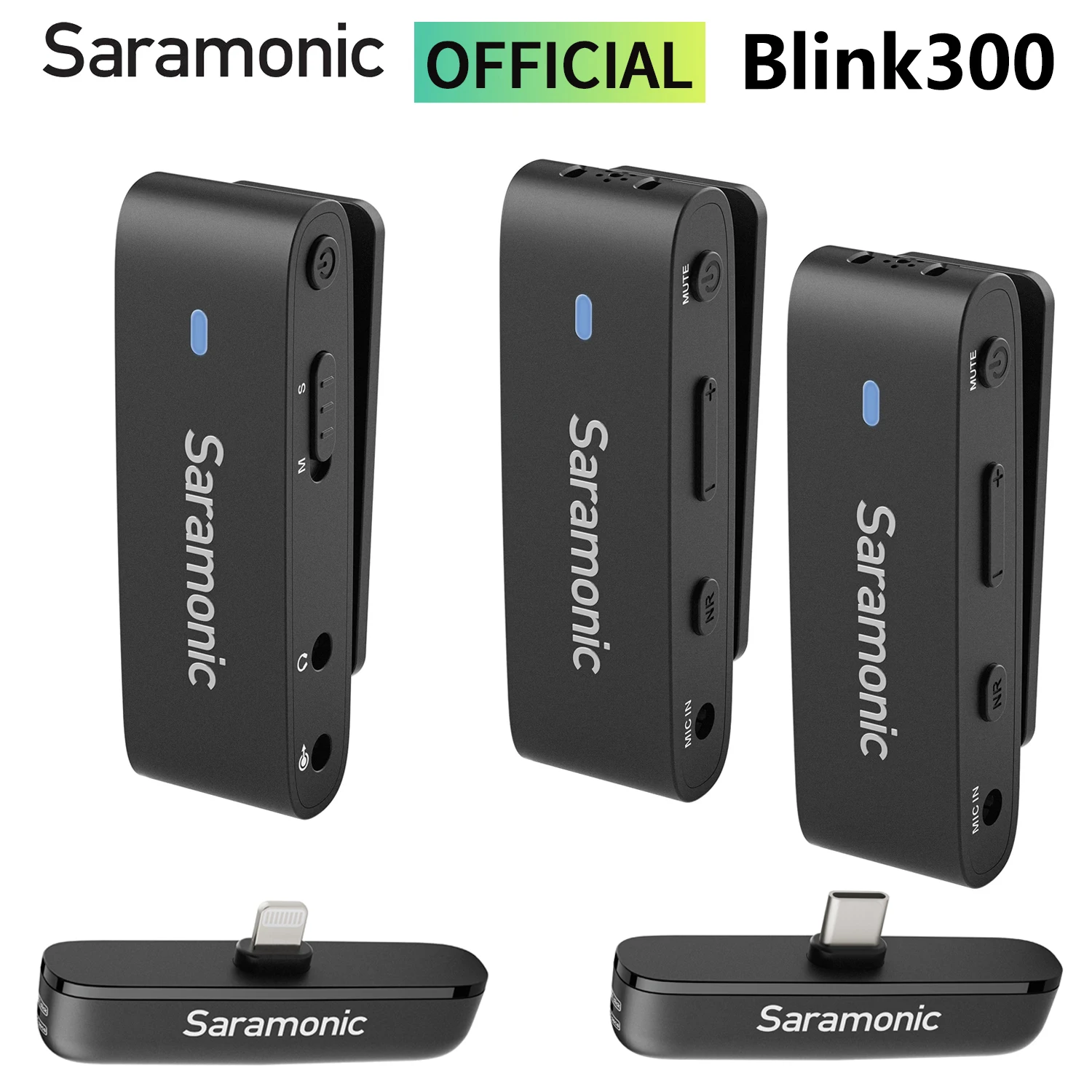 

Беспроводной петличный микрофон Saramonic Blink300, петличный микрофон для iPhone, Android, DSLR-камер, ПК, ноутбука, Youtube, потоковая запись