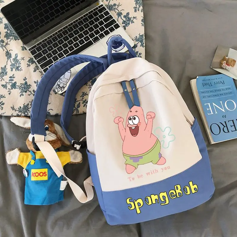 קריקטורה חמודה ספוגי bob squarepants squidward כוכב קפטן eugene h. שריון abs krabs התרמיל התלמיד יצירתי תלמיד