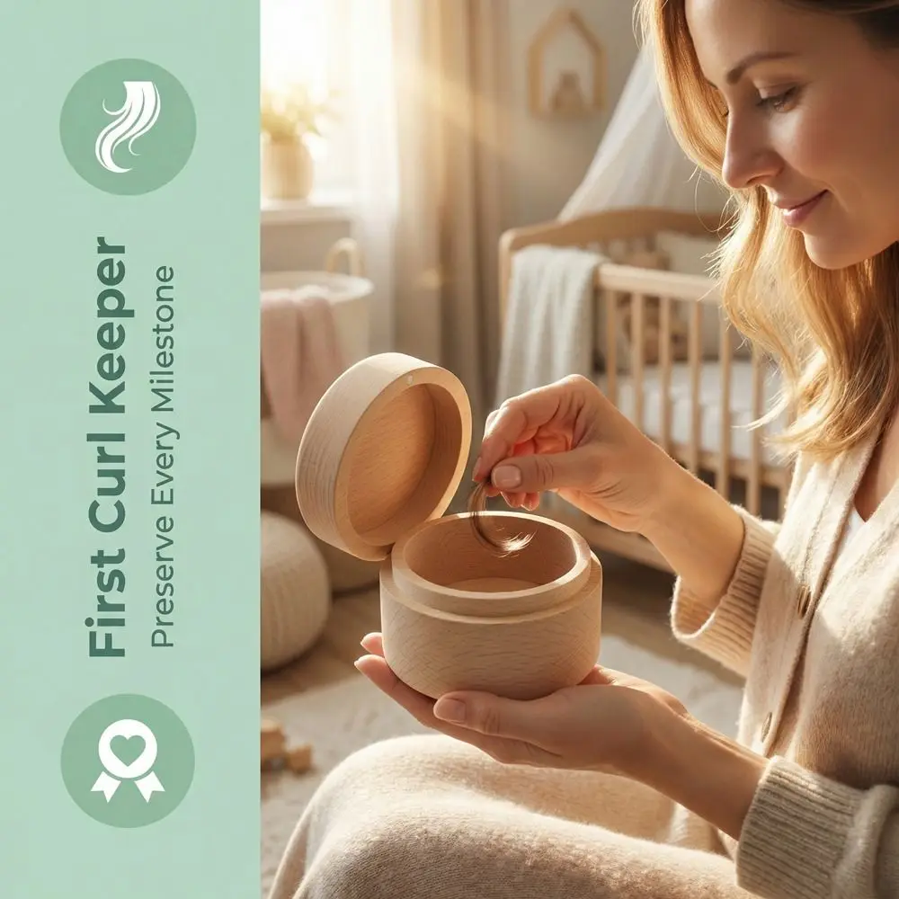 

Creative 5cm Round Jewelry Box Necklace Organize Earrings Holder Primary Teeth Storage Collection Wood Storage Box Home