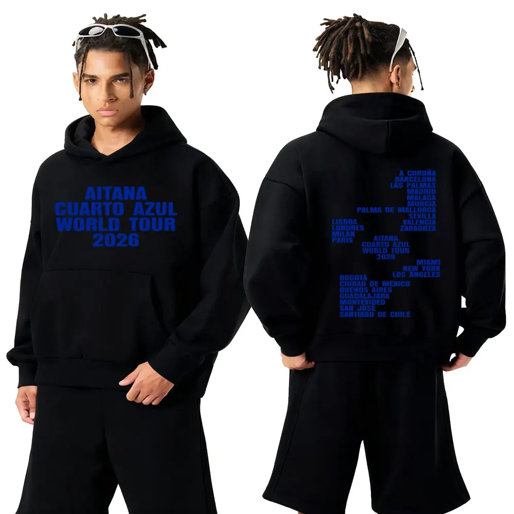 

Певица, рэпер, Айтана, буквенный принт, графическая толстовка 2026, мужские и женские модные пуловеры с принтом, повседневные толстовки с длинными рукавами унисекс