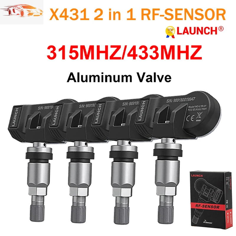 LAUNCH X431 2 in 1 LTR-03 RF Sensor 315MHz/433MHz TPMS Tire Repair Tools Scanner TSGUN ITPMS Universal TPMS Sensor