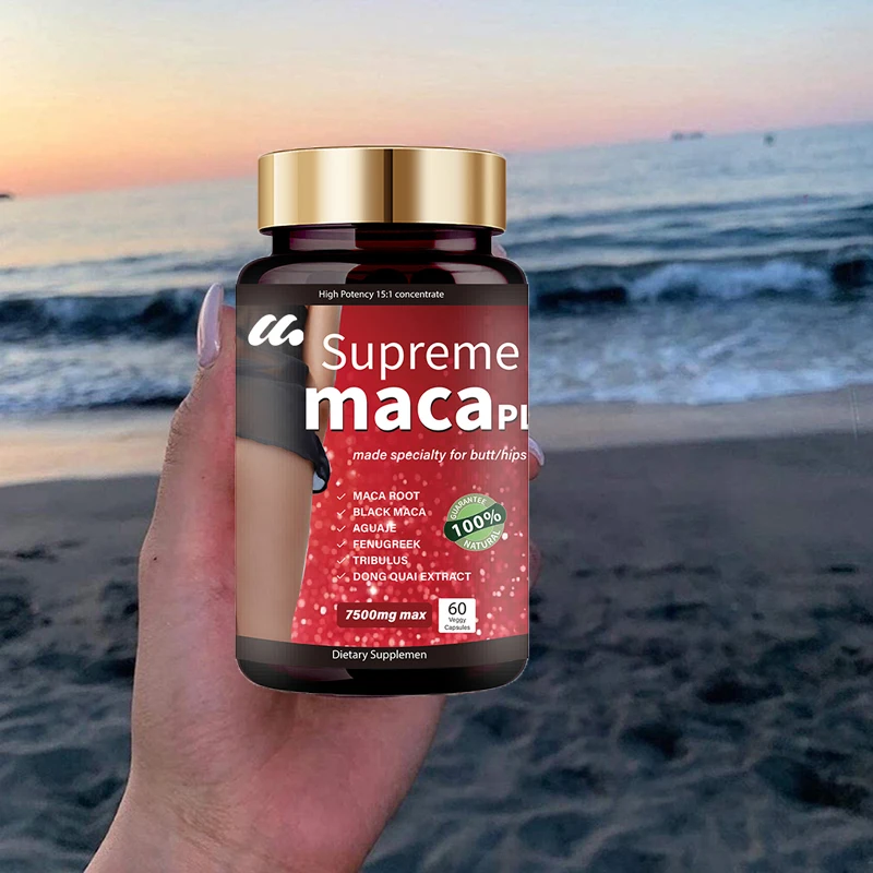 

1 бутылка капсул для подтяжки бедер Ultimate Maca ягодицы таблетки для улучшения ягодиц Формирование ягодиц компактное Здоровое питание