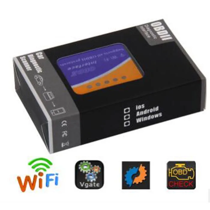 All series of ELM327 WIFI OBD2 car detection and diagnosis instrument for mass sales