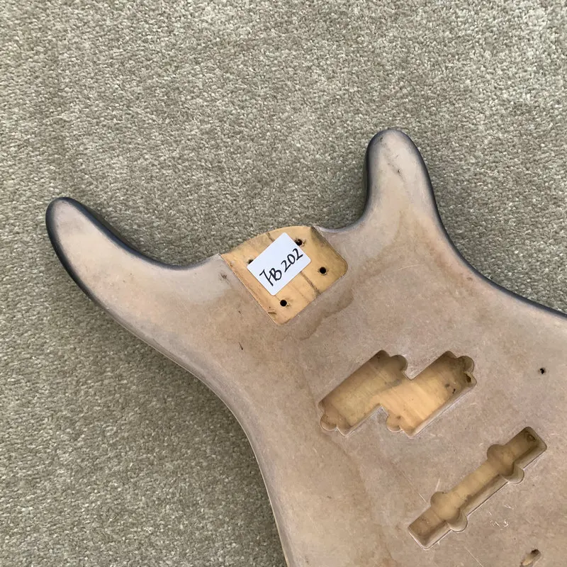 FB202  Sample Order Unfinished PJB Bass Body in Solid Basswood for 4 or 5 String Electric Bass DIY Replace with Damages