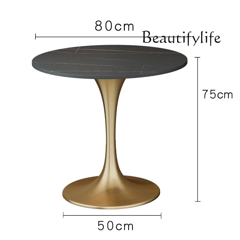 Nordic sales office negotiates table and chair design simple small round table