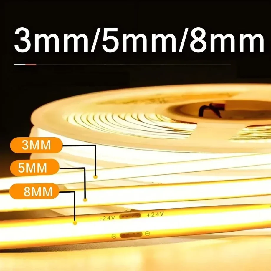 Lighting Decor And More - Strip LED COB Dapat Diredupkan 5V