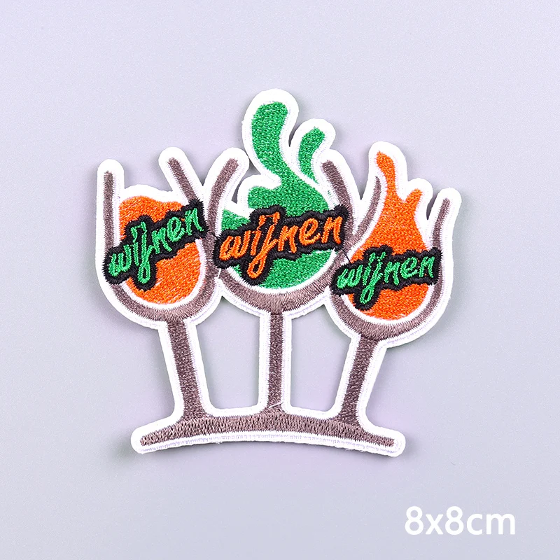 Kruikenstad Carnival  Iron On Patches For Clothes Netherland Festival Emblem Embroidery Patch Celebration Gifts Carnival Patches