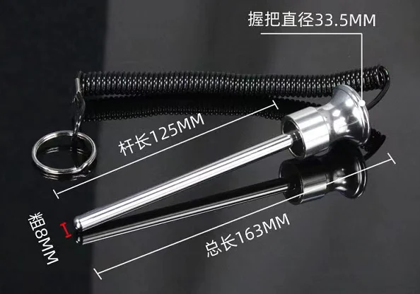 8Mm/10Mm Gym Apparatuur Gewicht Stack Pin Gewicht Pin Magnetische Gewicht Stack Pin Met Pull Touw Sterkte praktische Weightstack Pin