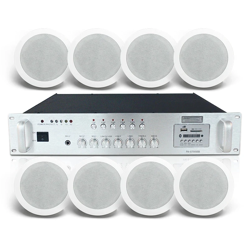 

High End Inch Mosque Sound System Coaxial Hifi Speakers With Amplifier Ceiling Speaker Church