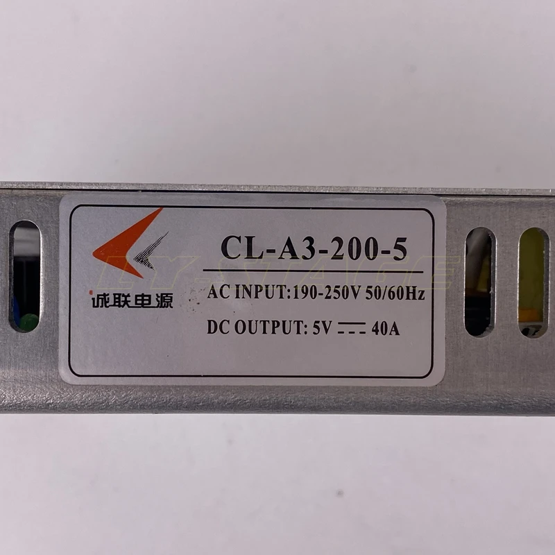 CL-A3-200-5 Advertising Outdoor Led Display Screen 5v 40A Power Supply Source