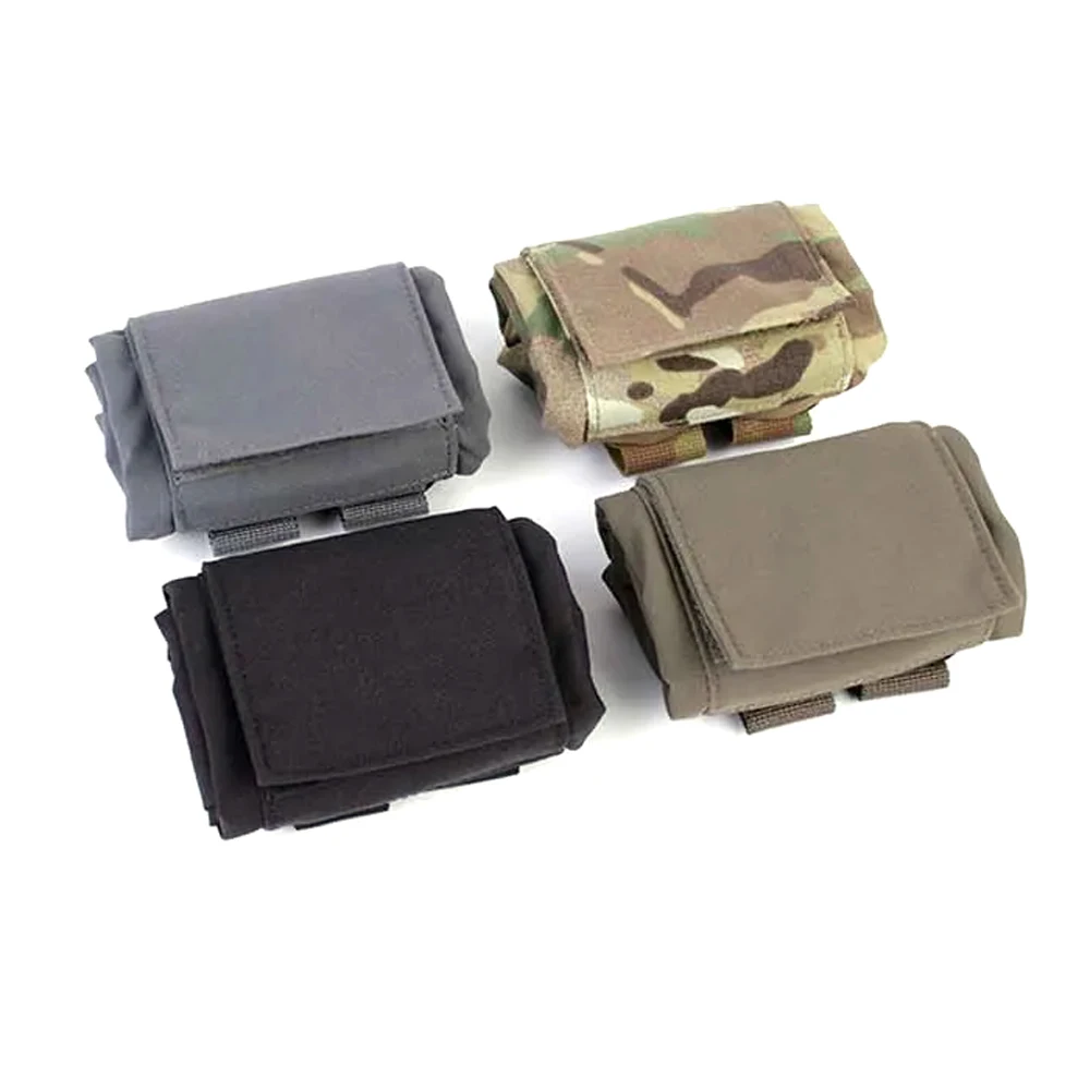 Mini Foldable Magazine Drop Dump Pouch Outdoor ROLL-UP Molle Pouch Storage Bag