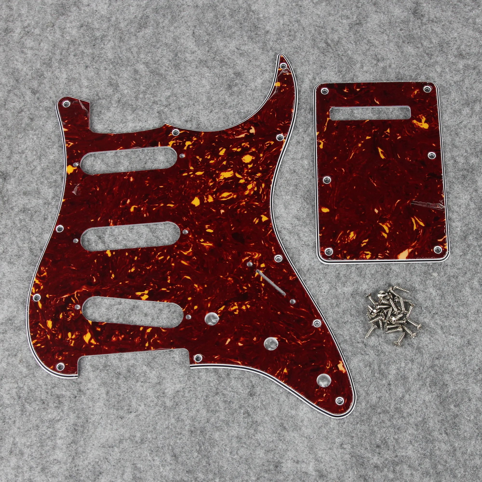 FLEOR Satz SSS-Schlagbrett ST FD Gitarren-Kratzplatte, 11 Löcher, Rückplatte und Schlagbrettschrauben für E-Gitarre in den USA/Mexiko – Detail 14