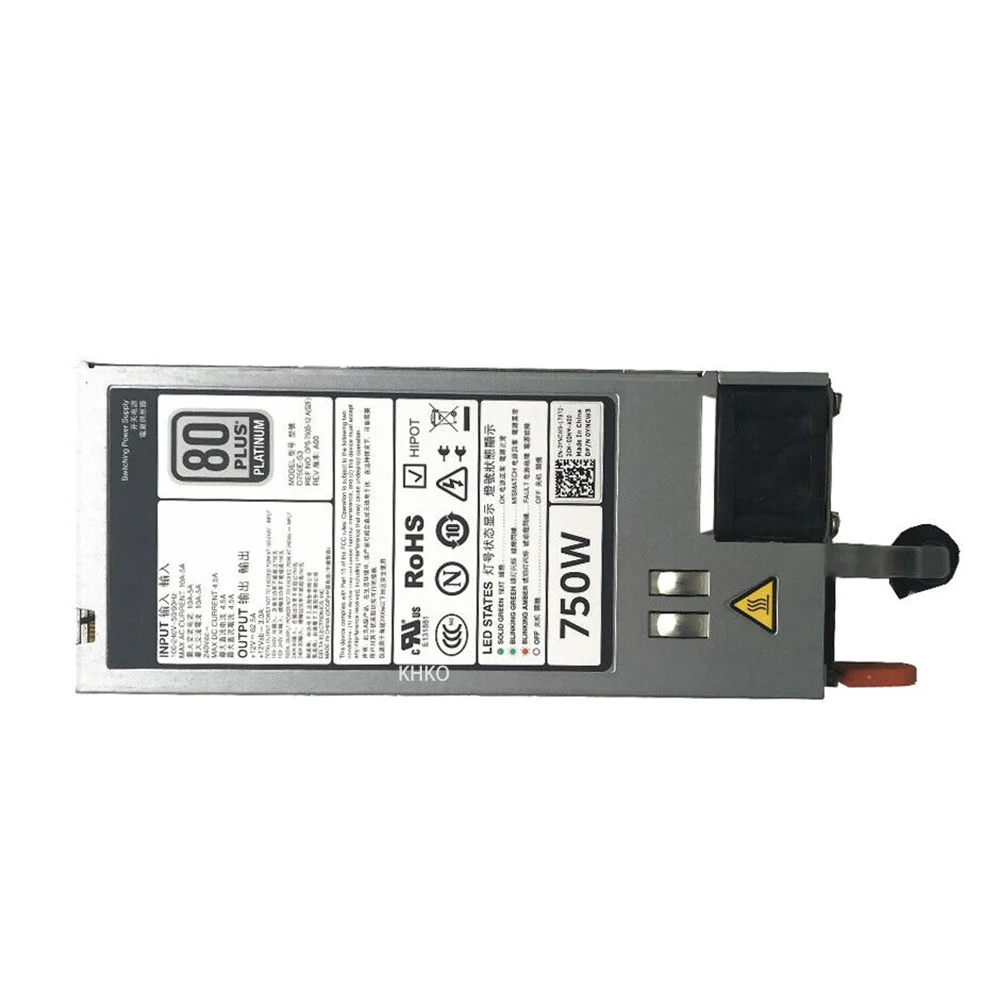 Original Replacing Power Supply FOR R620 R520 R720 R820 R920 Server 750W Power Supply D750E-S3 0CWKMX CWKMX CN-0CWKMX