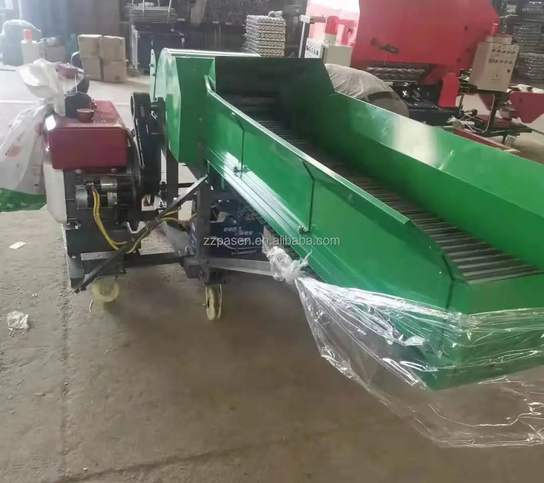 Electric Diesel Engine Cutter Silage Grass Animal Feed Forage Chopper Corn Straw Chaff Cutter Machine For Sale