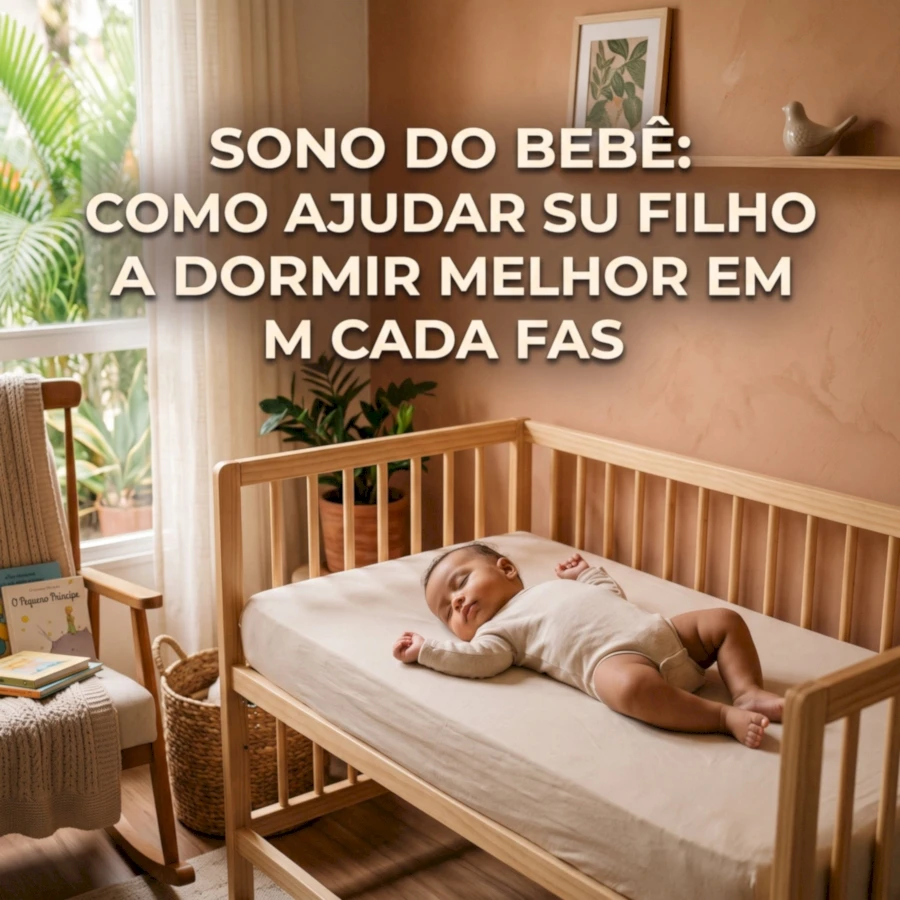 Sono do bebê: como ajudar seu filho a dormir melhor em cada fase