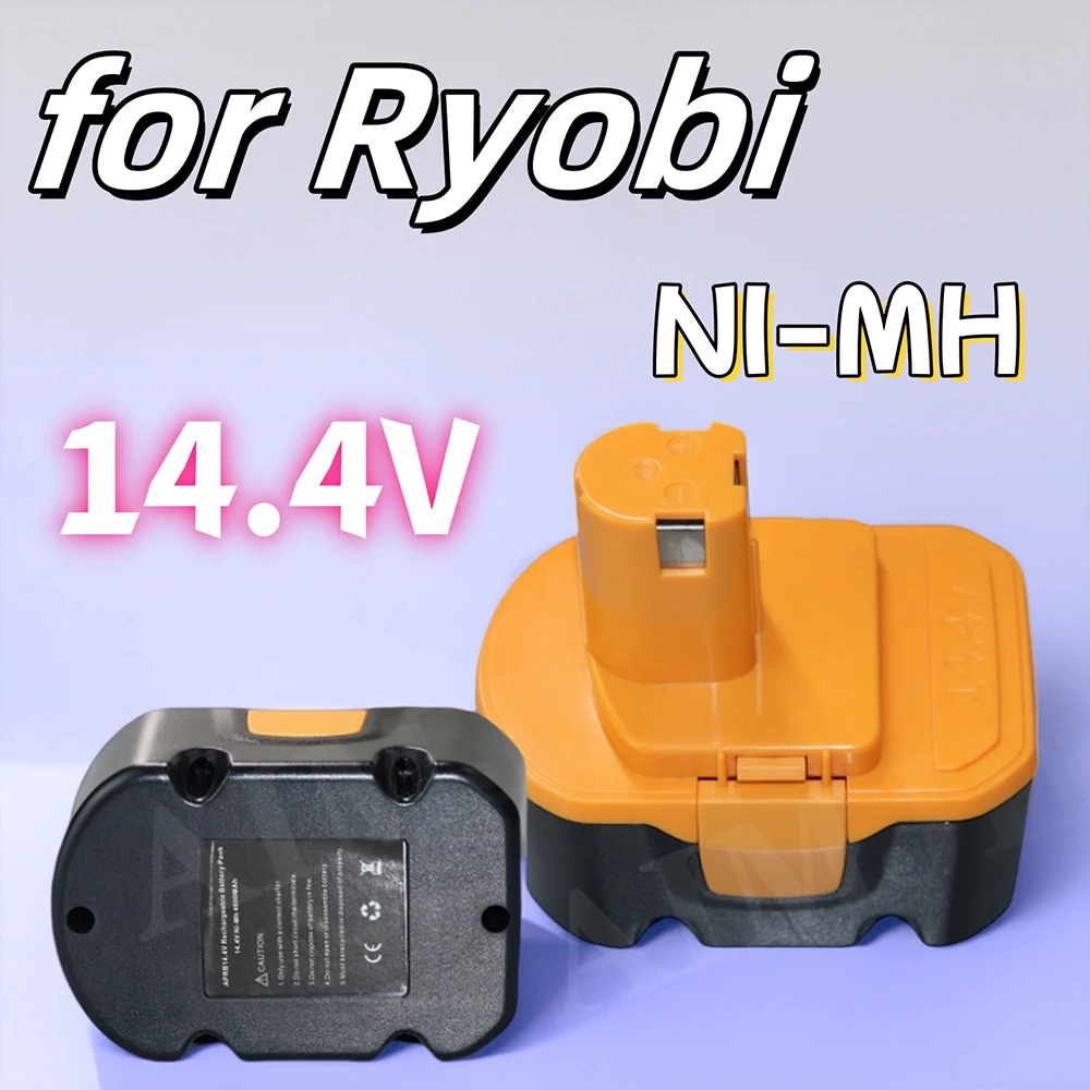 

for Ryobi 14,4 V 6800mAh Batterie SaftSafety Kompatibel R10521 RY6201 RY6202 130224010 130224011 130281002 Replace battery