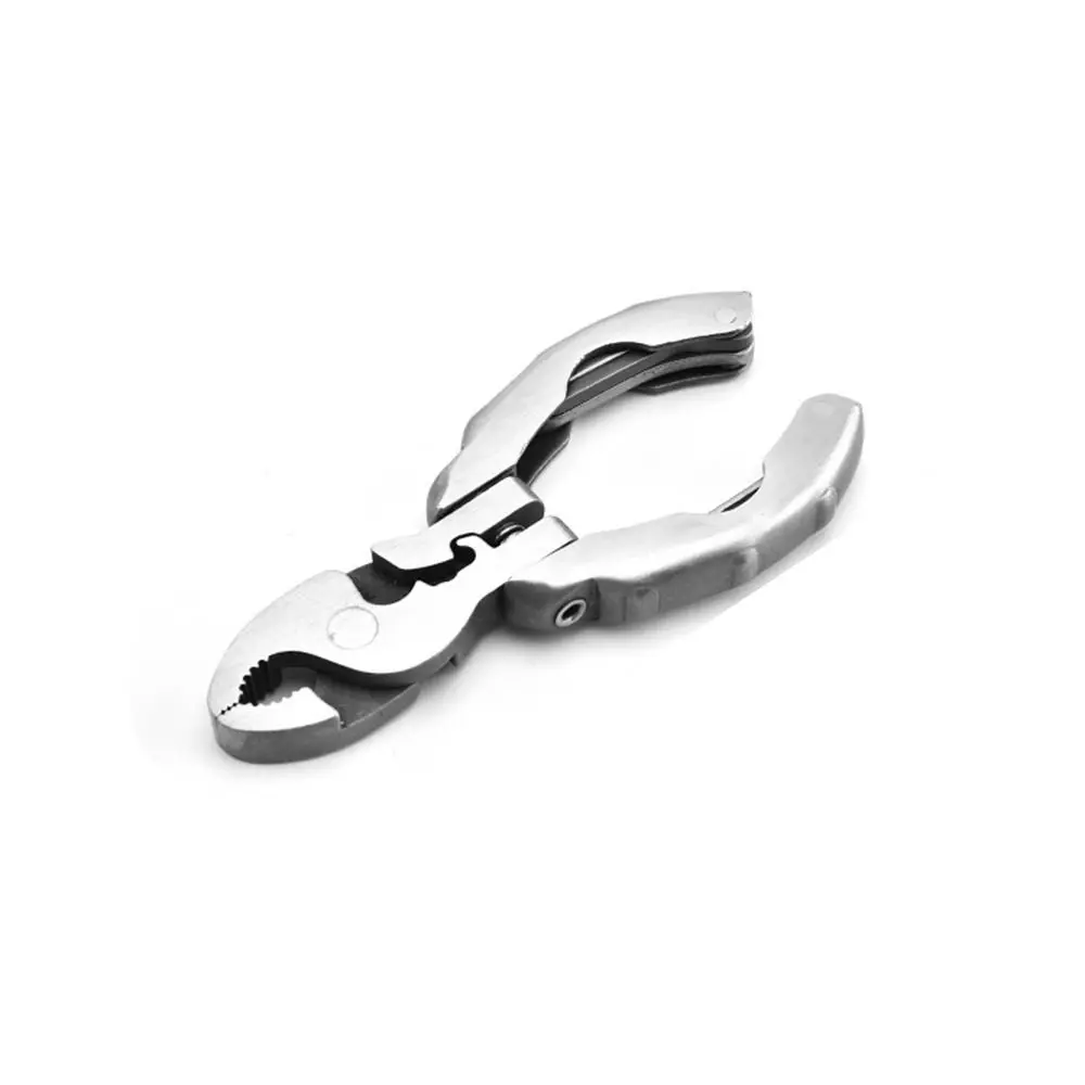 Combination 9 in 1 Pocket Pliers Mini EDC Tool Keychain Pliers Round Head Pliers Folding Gadget Wire Cutter Hand Tools
