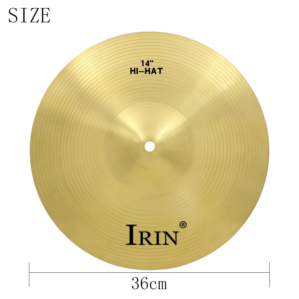 IRIN Drum Set Becken 8/10/12/14/16/18/20 Zoll Messing Becken Splash Crash Hi-Hat Jazz Drum Becken Percussion Instrument Teile – Detail 11