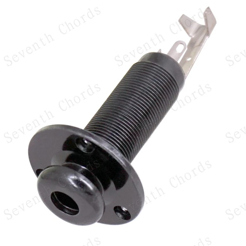 1Pcs Messing 1/4 "6,35 Strap Lock Pin Jack Ende Ausgang Eingang Buchse Für Bass Akustische Elektrische Gitarre Zubehör teile – Detail 9