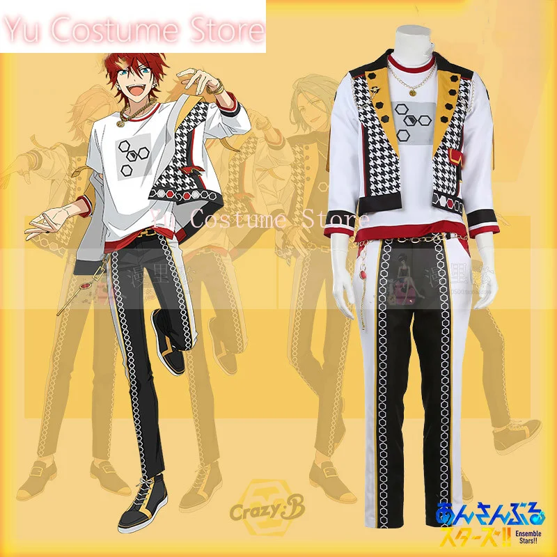 Anime! Ensemble Stars New Group Crazy:B HiMERU Amagi Rinne Oukawa Kohaku Shiina Niki Handsome Uniform Cosplay Costume Free Ship