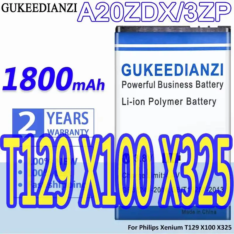 

1800Mah A20ZDX 3ZP For Philips Xenium T129 X100 X325 High-Efficiency Premium Replacement Mobile Phone Battery