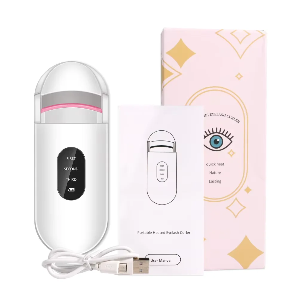 

Professional Electric Heated Eyelash Curler Eyelash Clip with LED Display Natural Curling Tool for Women Long Lasting Eyelashes