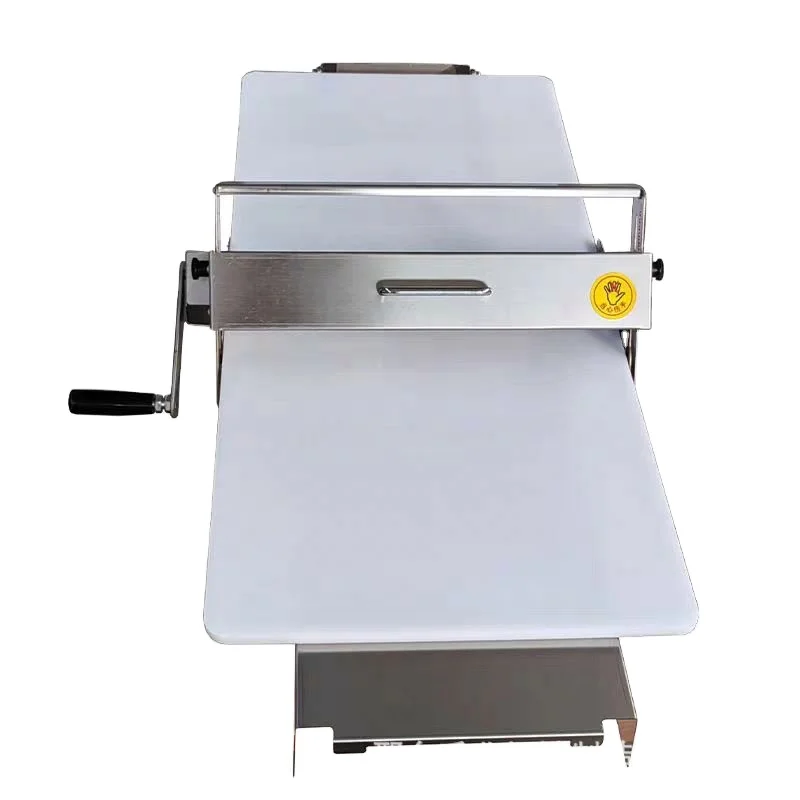 Hand Cranked Flour Puff Pastry Machine Compact Household Model Tabletop Manual Puff Maker for Croissants and Egg Tarts