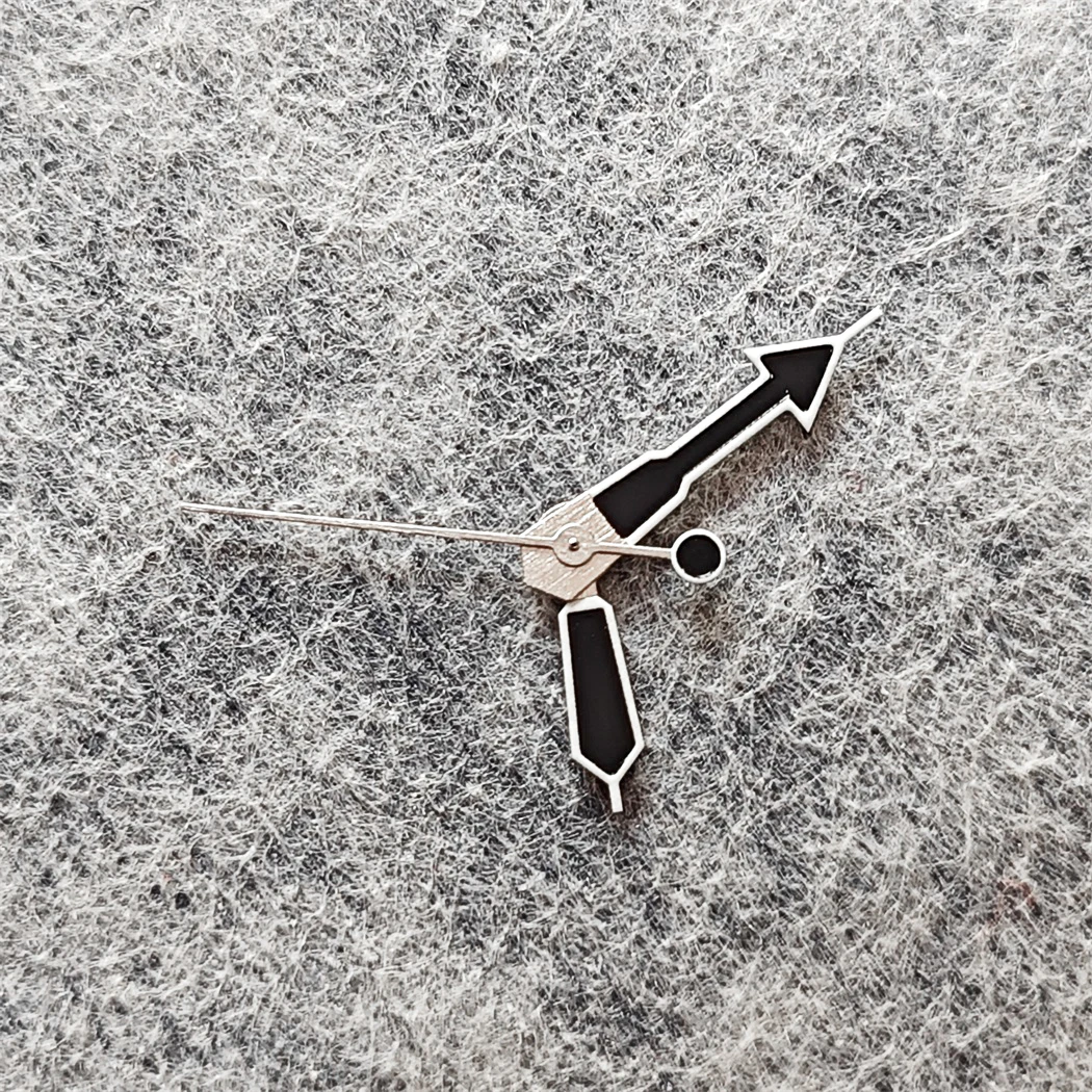 Modified Green Luminous Watch Hands Watch Accessories White Edge Black Needle for NH35/NH36/4R/S7 Movement