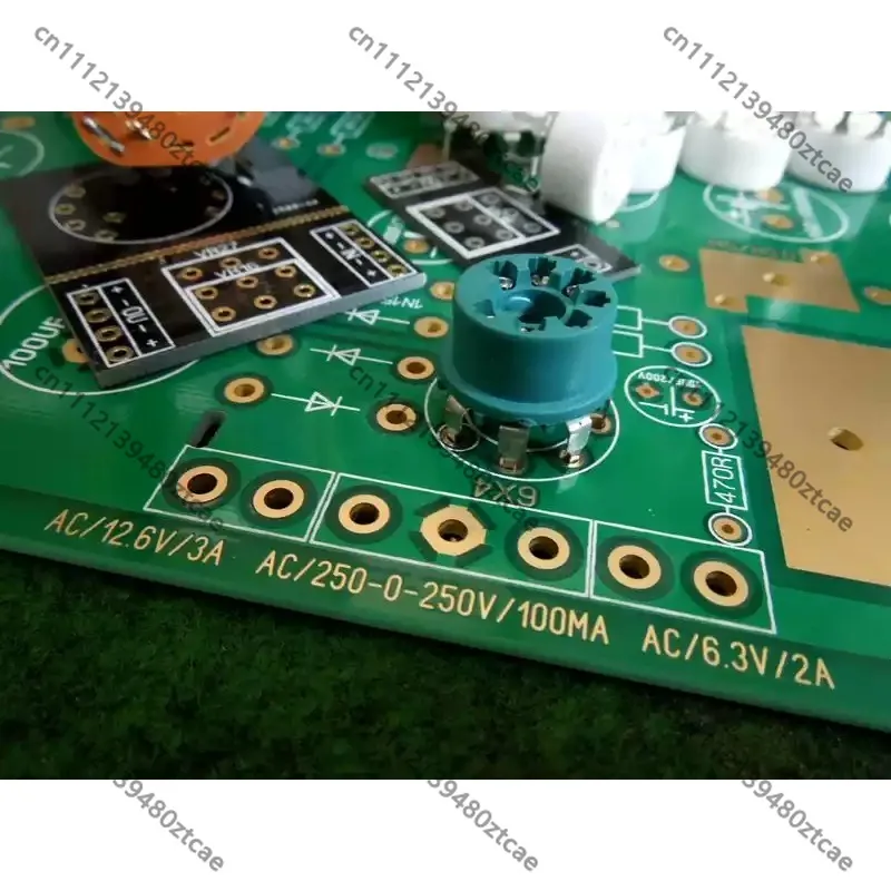 Audio Tube Preamp Circuit DIY PCB Component Set Support Record Player Phono Stage Upgrade Spare Parts