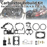 Kit de reconstrucción de reparación de carburador apto para Mercruiser Mercury Marine 3.0L 4.3L 5.0L 5.7L barco 3302- 804844002   1389-9562A1 1389-9563A1