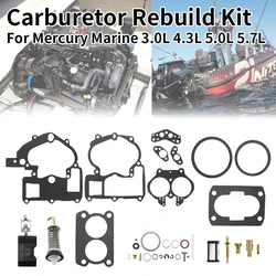 Carburetor Repair Rebuild Kit Fit For Mercruiser Mercury Marine 3.0L 4.3L 5.0L 5.7L Boat 3302-804844002 1389-9562A1 1389-9563A1