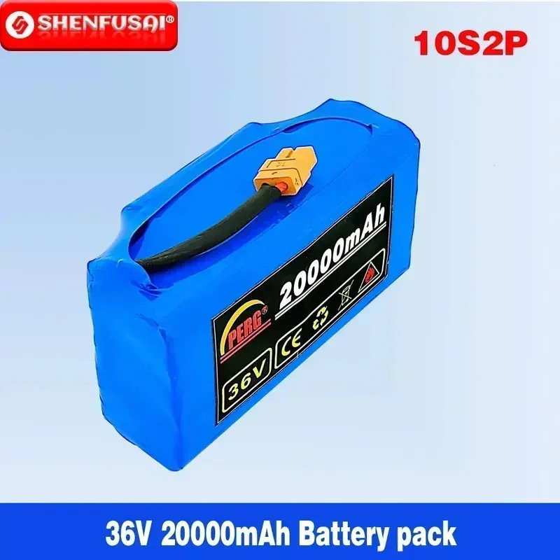 24 yearsPURG 36v 30Ah lithium battery 10s2p 36v Battery 0000mAh lithium ion pack 42V 20000mah scooter twist car battery