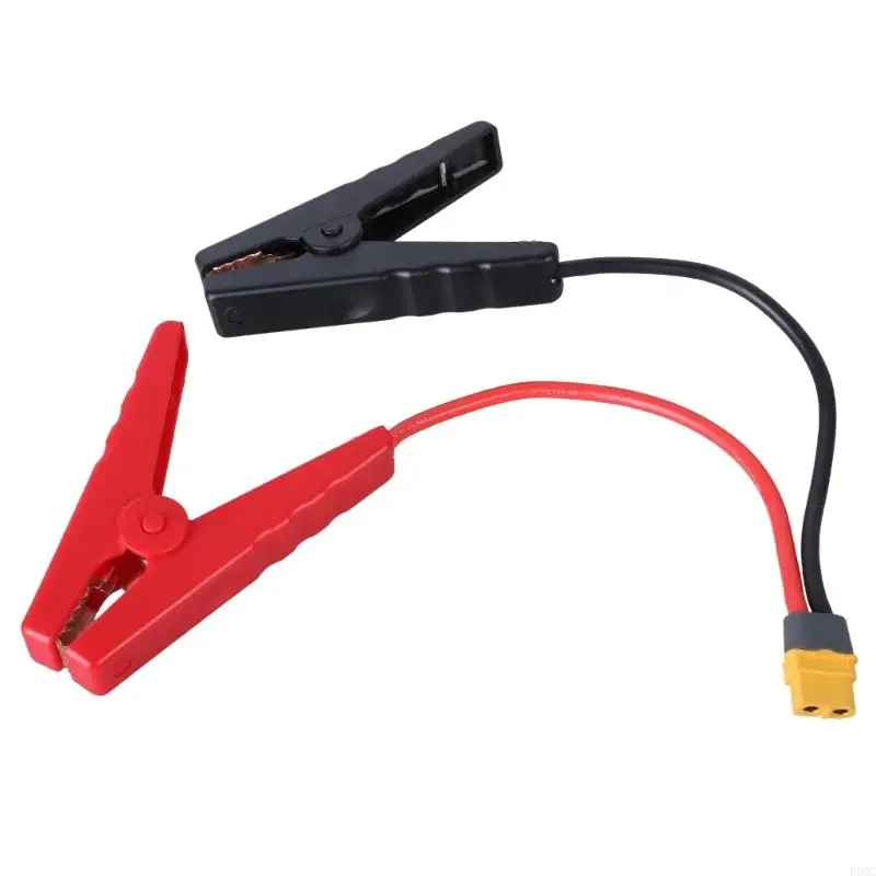 1pc XT60 Connector to Clips Power Charging Cable Battery Clips 12AWG PVC Coated 25/100/200CM Long D5QC