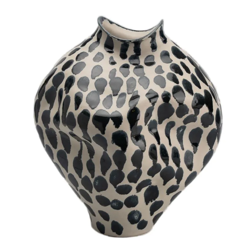 

medieval Jingdezhen ceramic vase, creative home high-end flower device decorative ornament