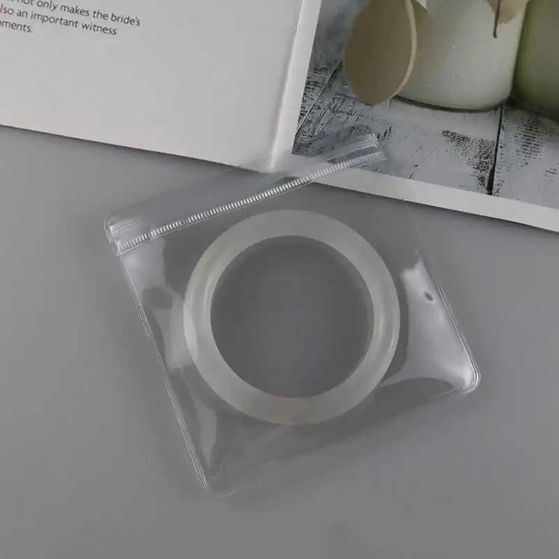 

Transparent PVC Jewelry Storage Bag Dustproof Anti-oxidation Self-sealing Portable Zipper Bag for Jewellery Storage