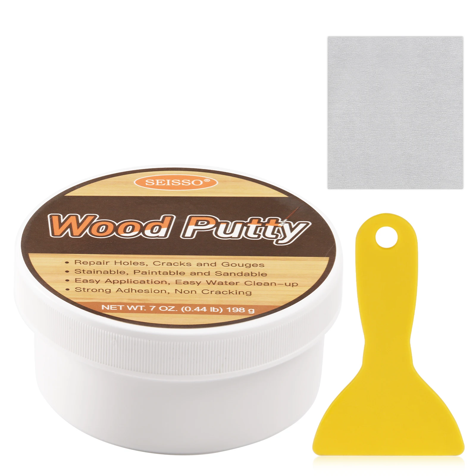 200g Organic Natural Pure Wood Putty Wood Polishing Furniture Floor Surface Finishing Maintenance Household Accessory