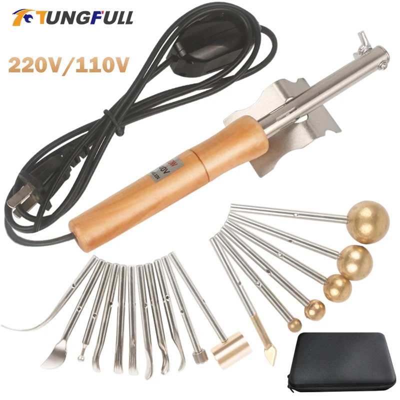 Diy Tecido Flor Fazendo Conjunto de Ferramentas Ferro de Solda Artesanato da Flor Tecido de Pano 220v 110v