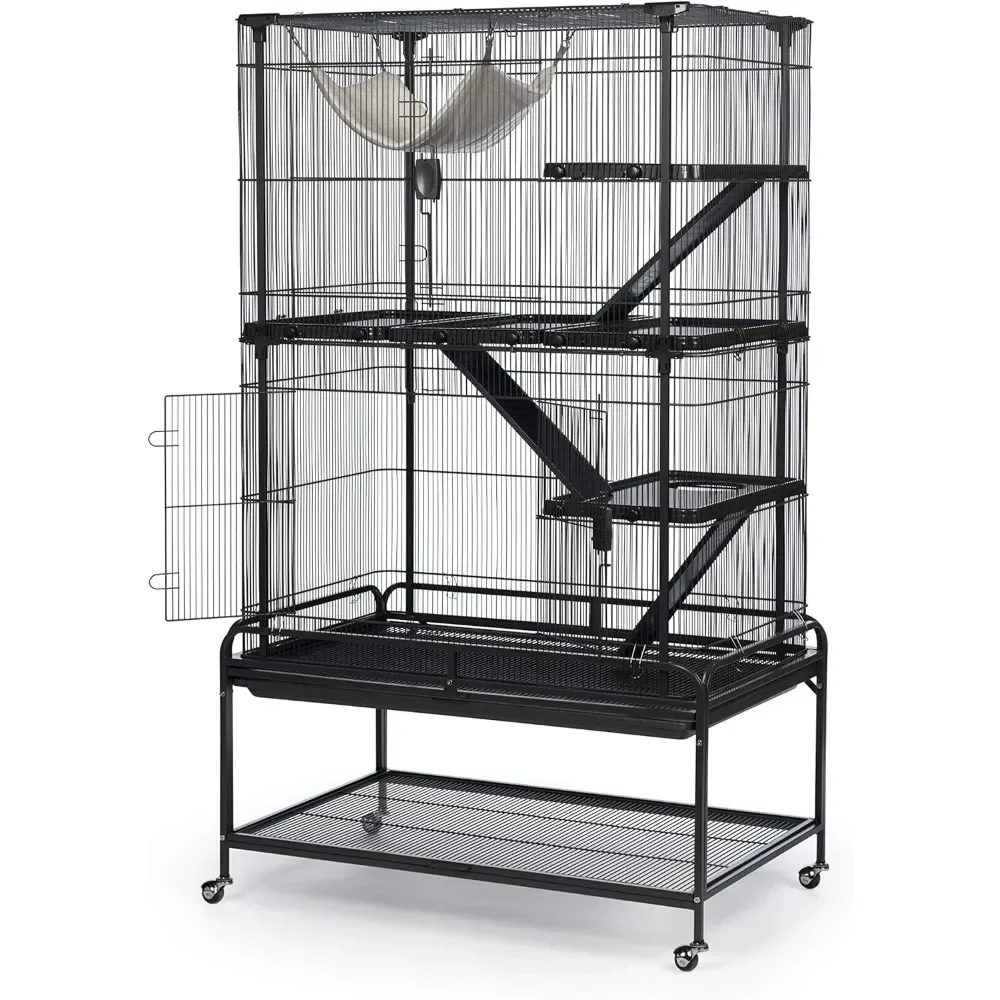 Deluxe Critter Cage 484B for Parrot Accessories for Cages Black Love Bird Toys Cages|-f-| Houses and Fences Hummingbird Budgie