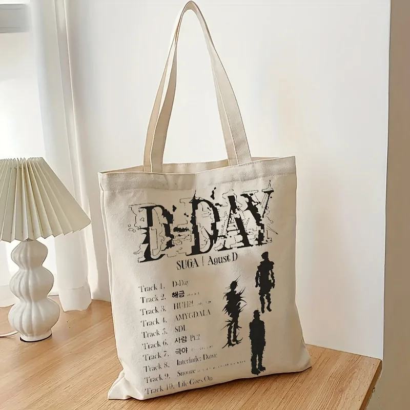 World Tour Tote Bag, Casual Canvas Shopping Bag Luggage Bag