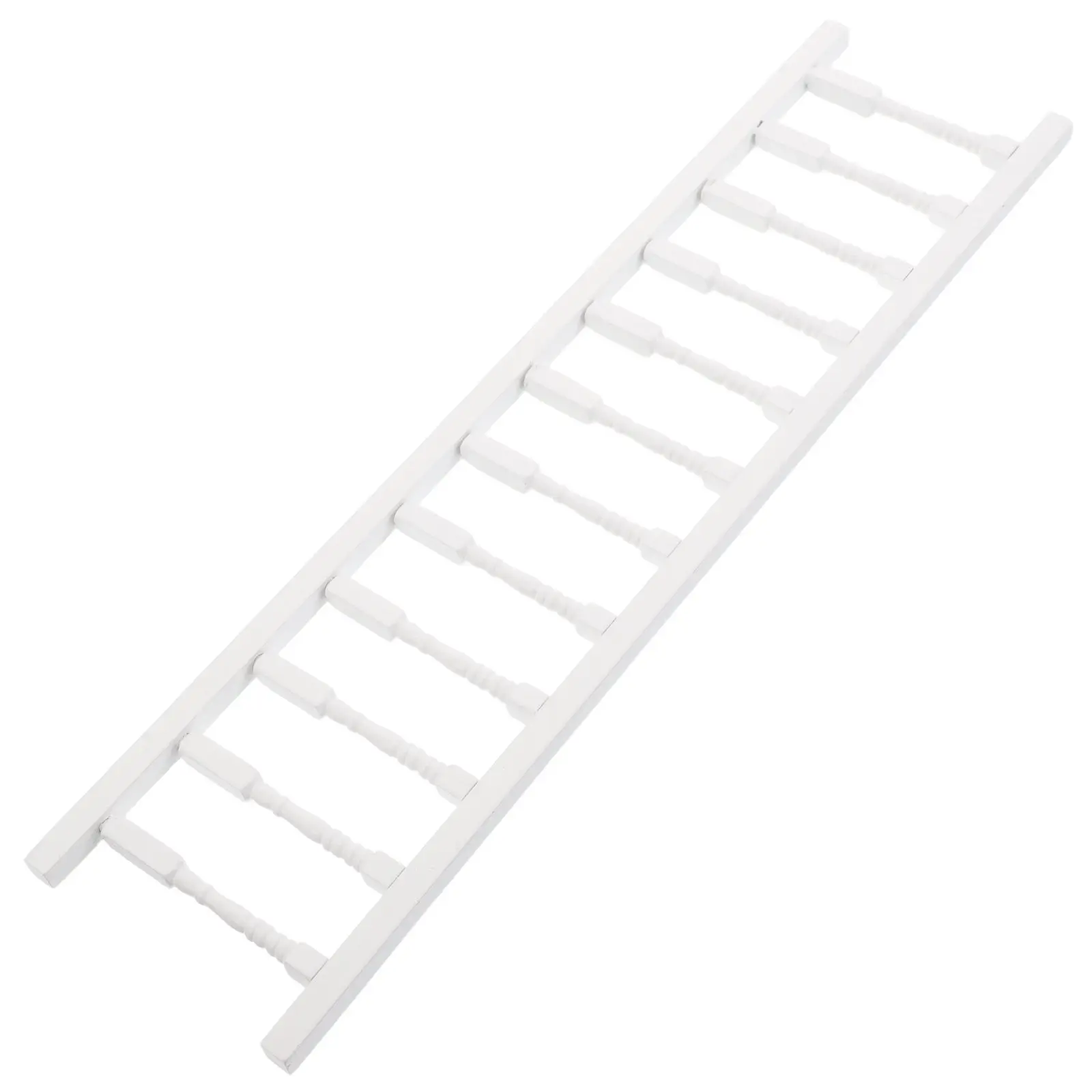 

Miniature Wooden Dollhouse Ladder 1:12 Scale Precise Craft Step Ladder for Kids Playhouse DIY Craft Micro Landscape Decor