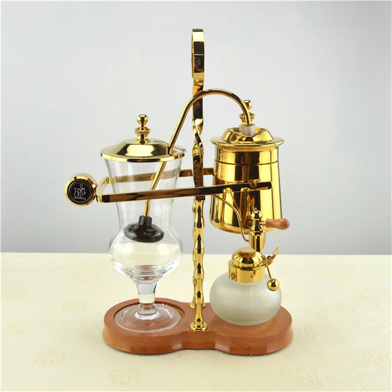 Gold Vacuum Syphon Coffee Maker Machine