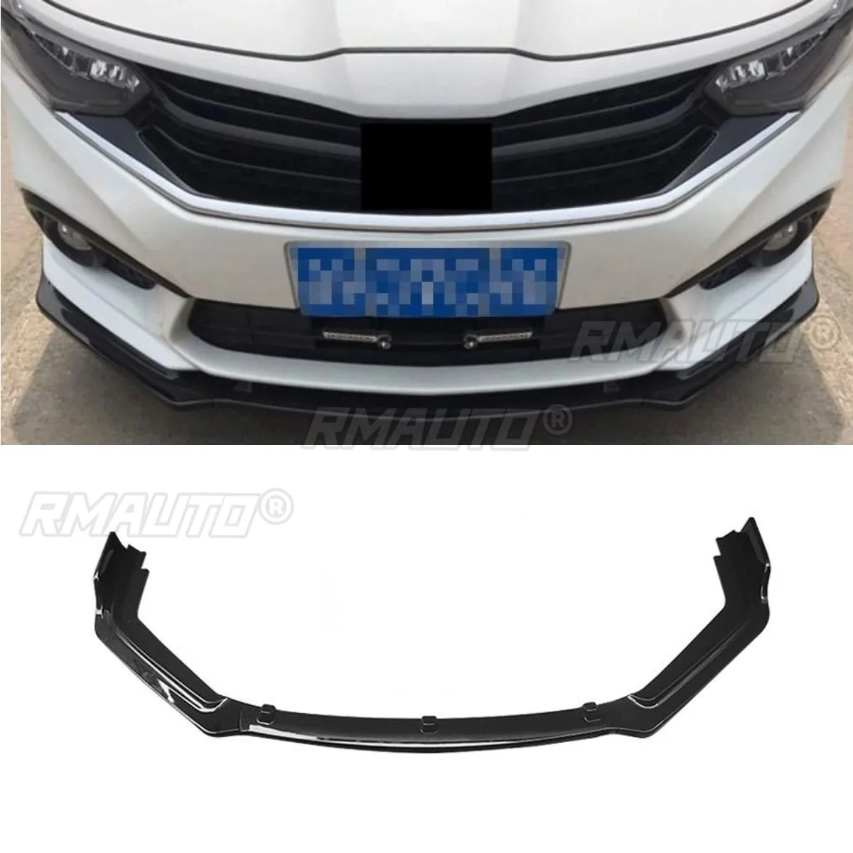 

Передний бампер автомобиля, диффузор, спойлер, глянцевый черный комплект кузова для Honda ENVIX 2019-2023, защита бампера, автомобильные аксессуары