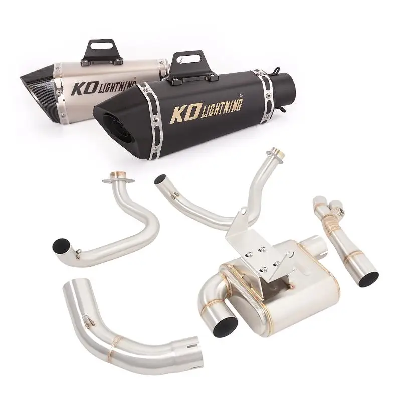 

Выхлопная труба для Kawasaki ER6N/ER6F 12-16, коробка для выхода мотоцикла, передняя звеньевая труба, глушитель, трубка, нержавеющая сталь, глушитель