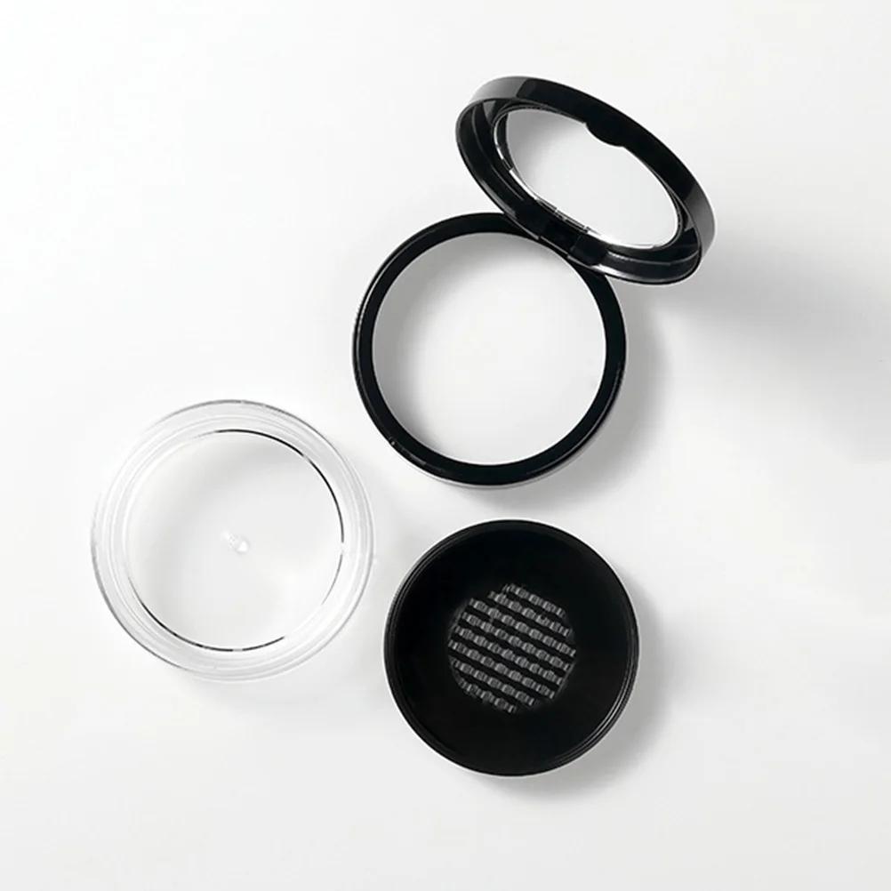 

10G Portable Empty Dispensing Case Mirror Leakproof Double Layer Container For Loose Powder Durable Pp Material Travel